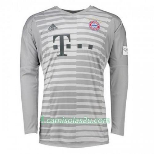 Camisolas de Futebol FC Bayern München Guarda Redes Equipamento Principal 2018/19 Manga Comprida Camisolas de Futebol FC Bayern München Guarda Redes Equipamento Principal 2018/19 Manga Comprida